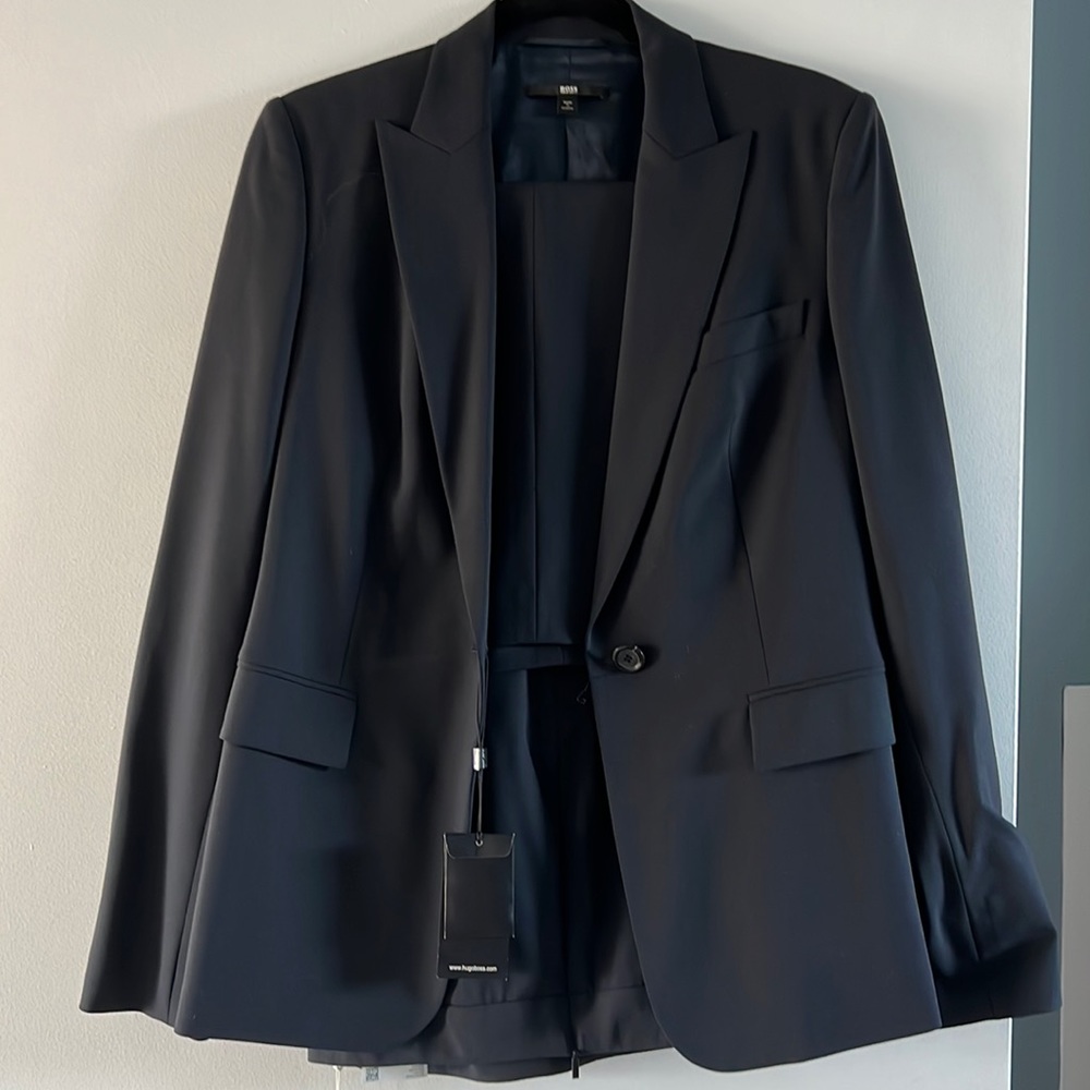 Boss suit jacket with pants